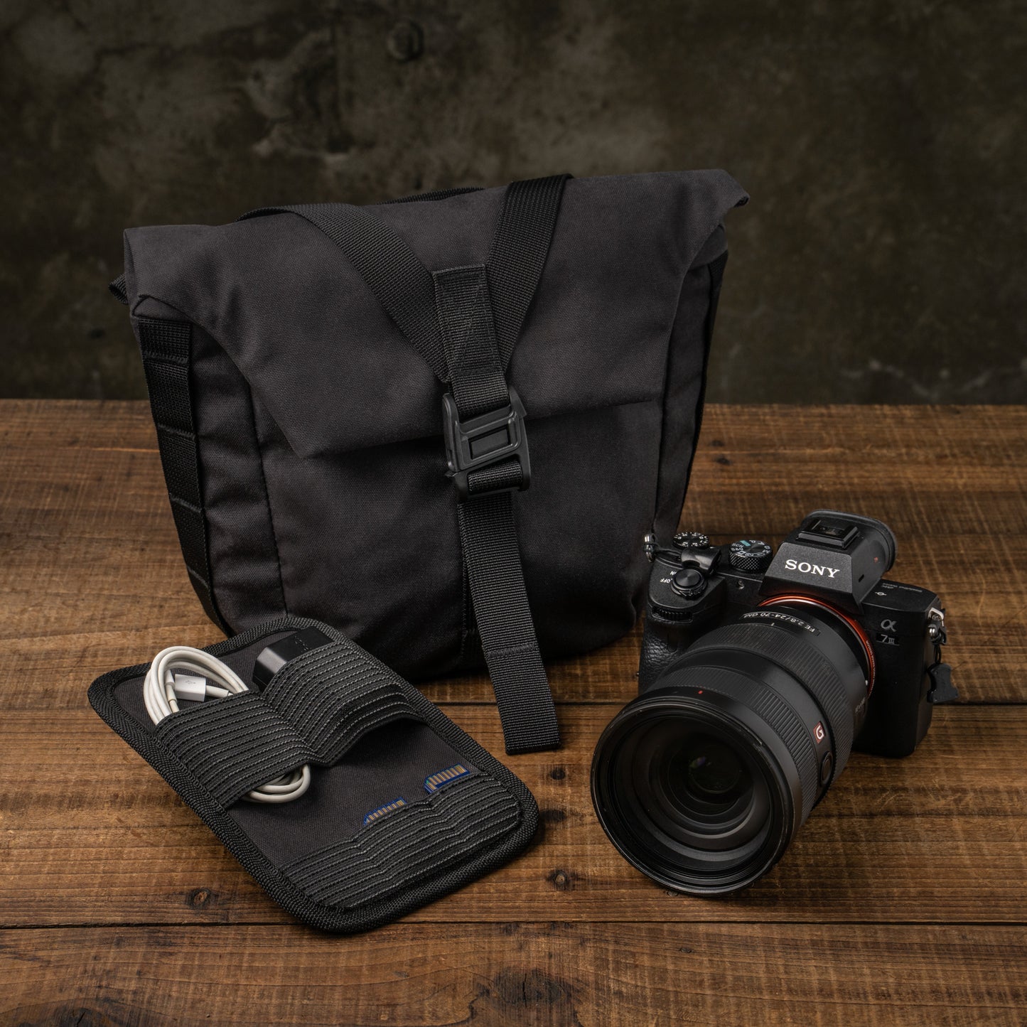 Wotancraft Travel Camera Bag 3.5L Upgraded Black