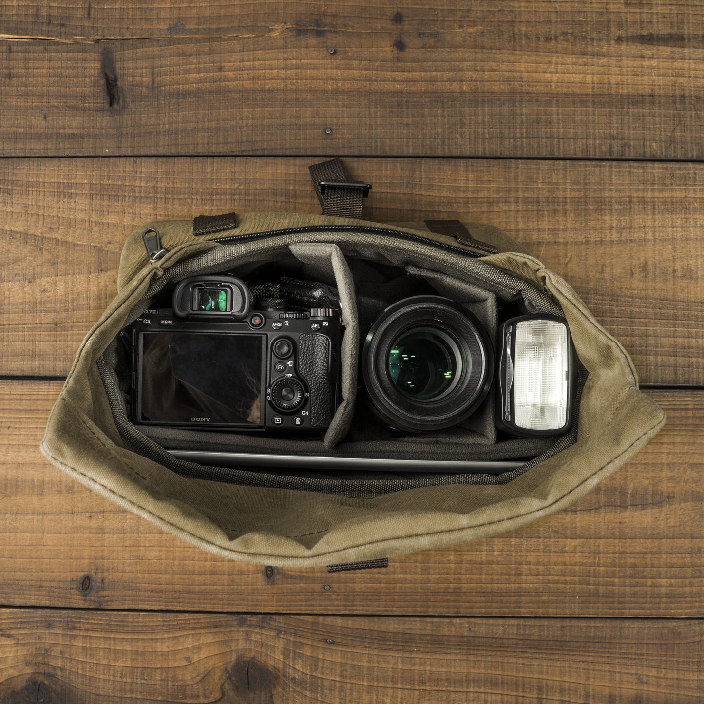 Wotancraft Travel Camera Bag 7L Upgraded Khaki