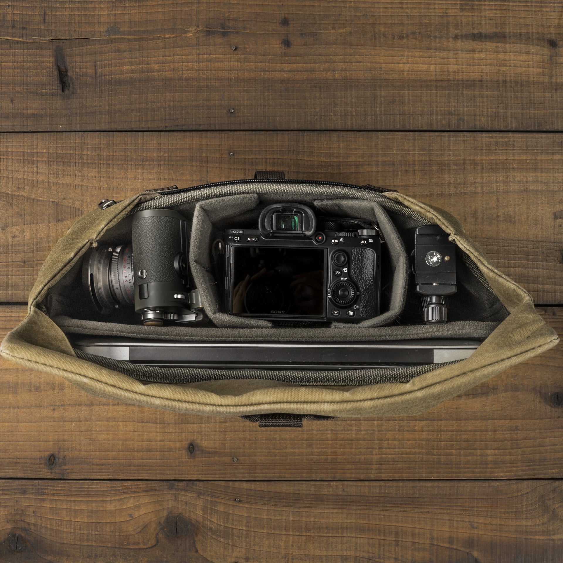 Wotancraft Travel Camera Bag 10L Upgraded Khaki