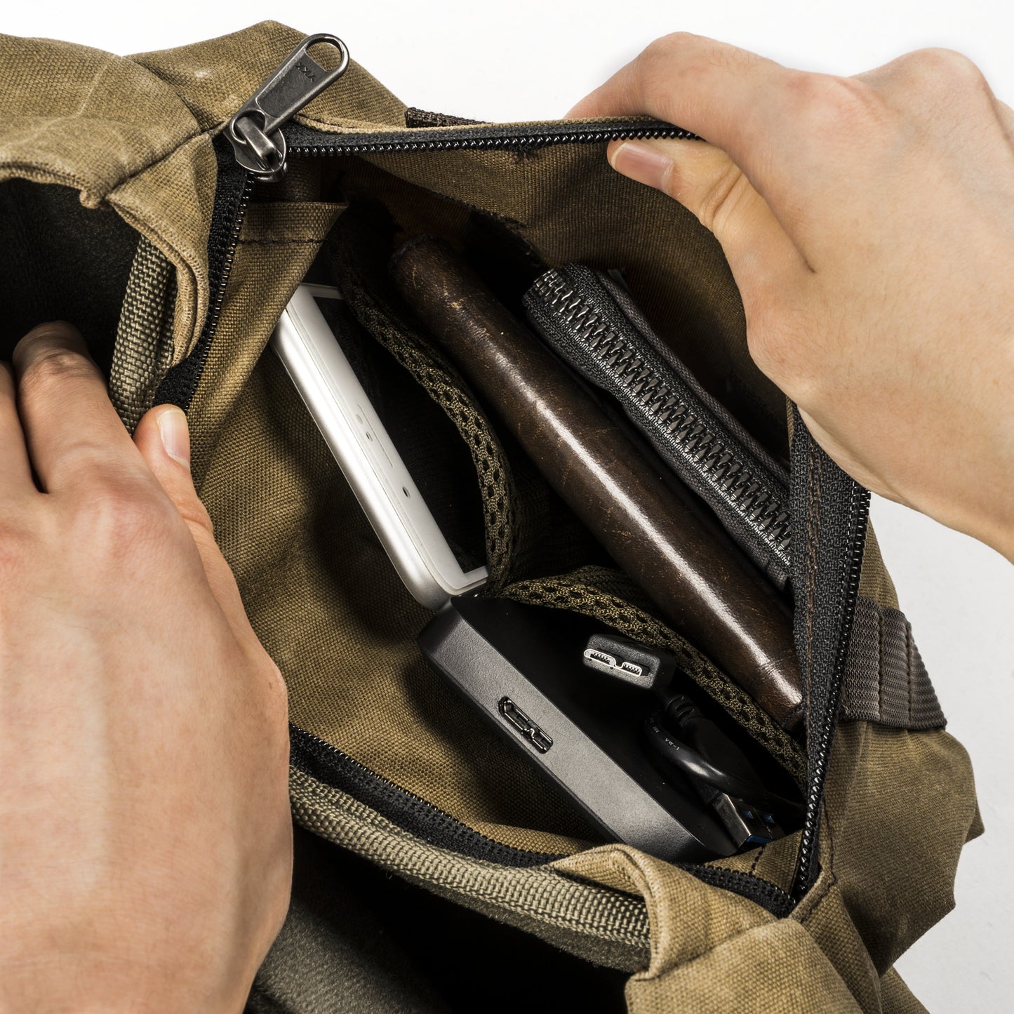 Wotancraft Travel Camera Bag 7L Upgraded Khaki