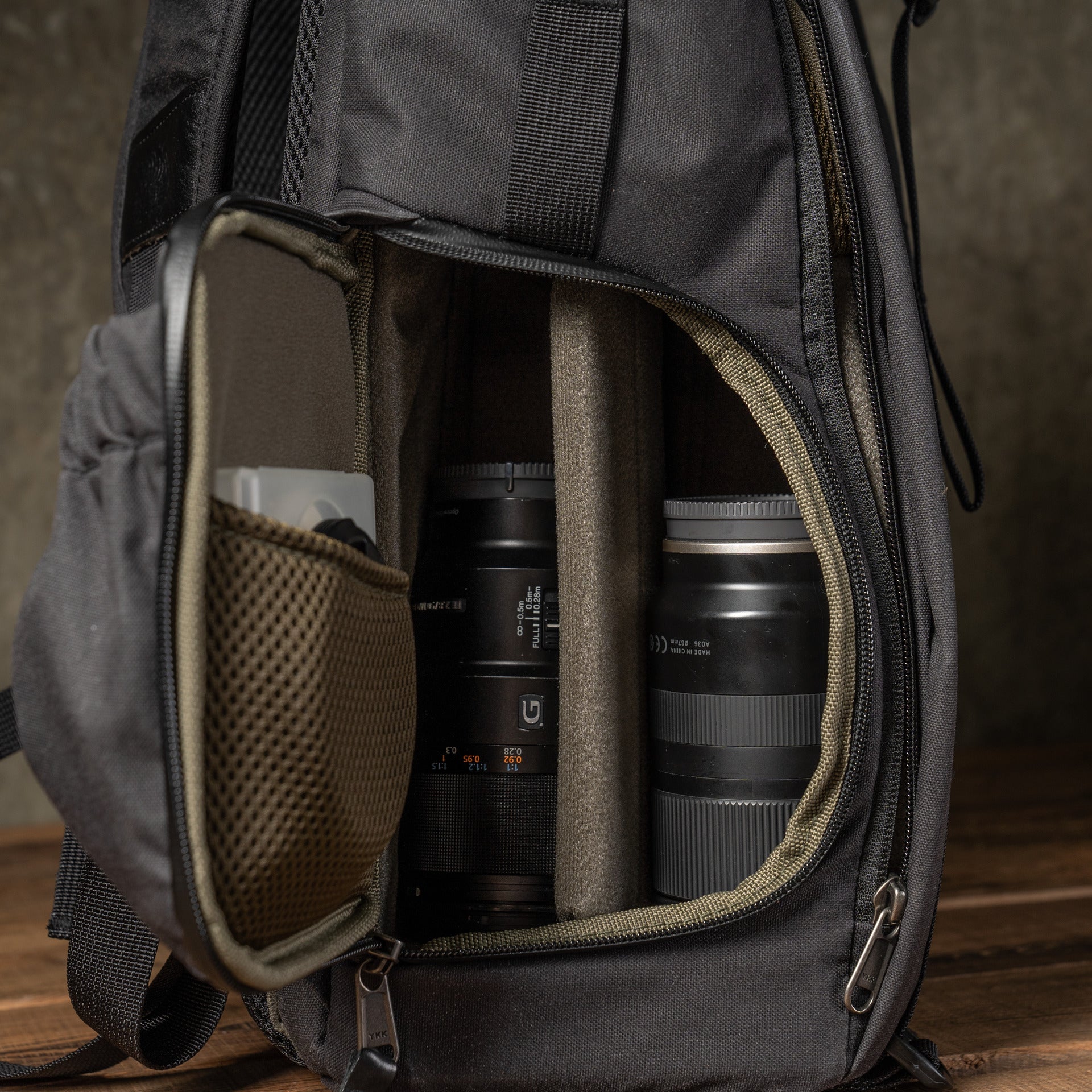 Wotancraft Travel Camera Backpack 18L Black
