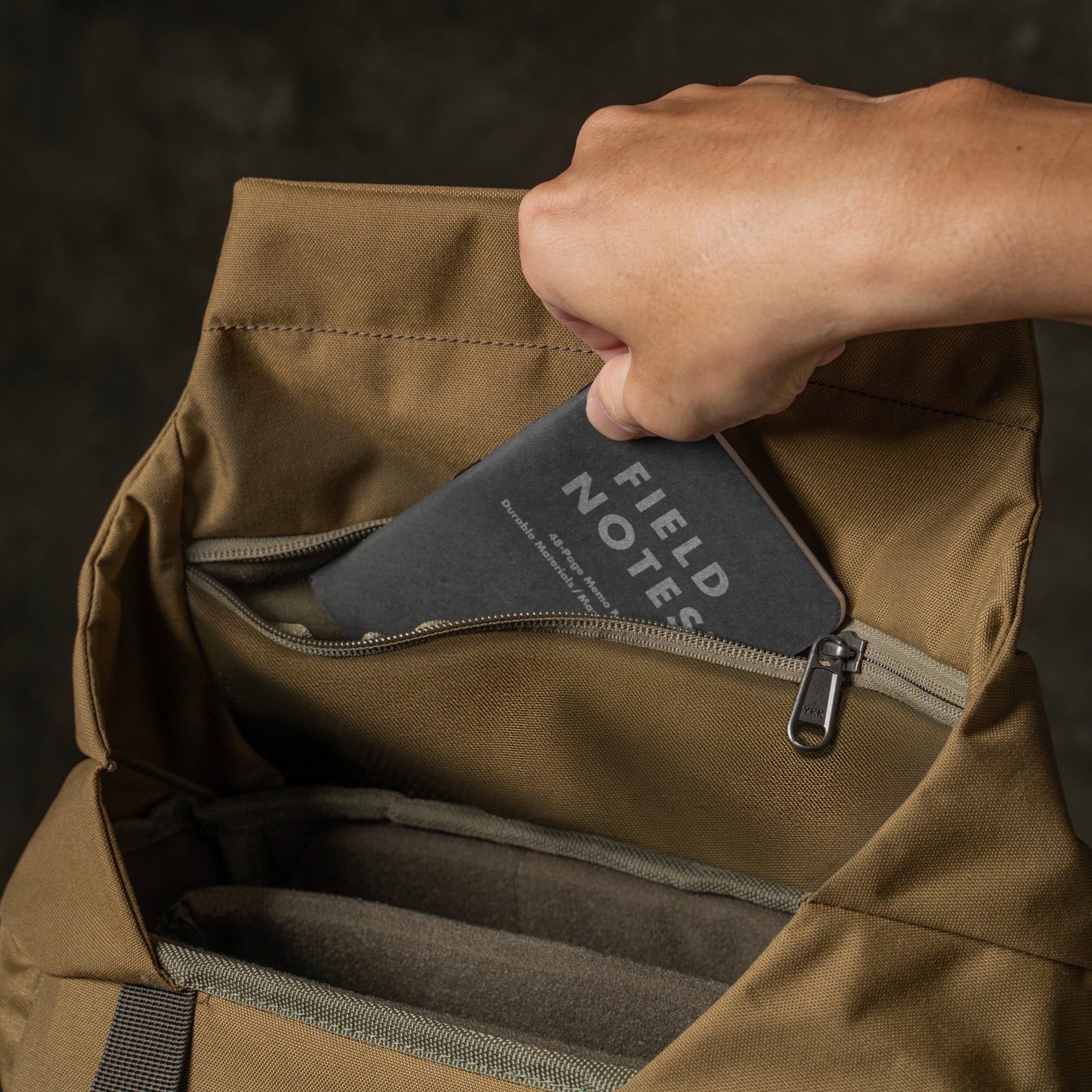 Wotancraft Travel Camera Backpack 18L Khaki
