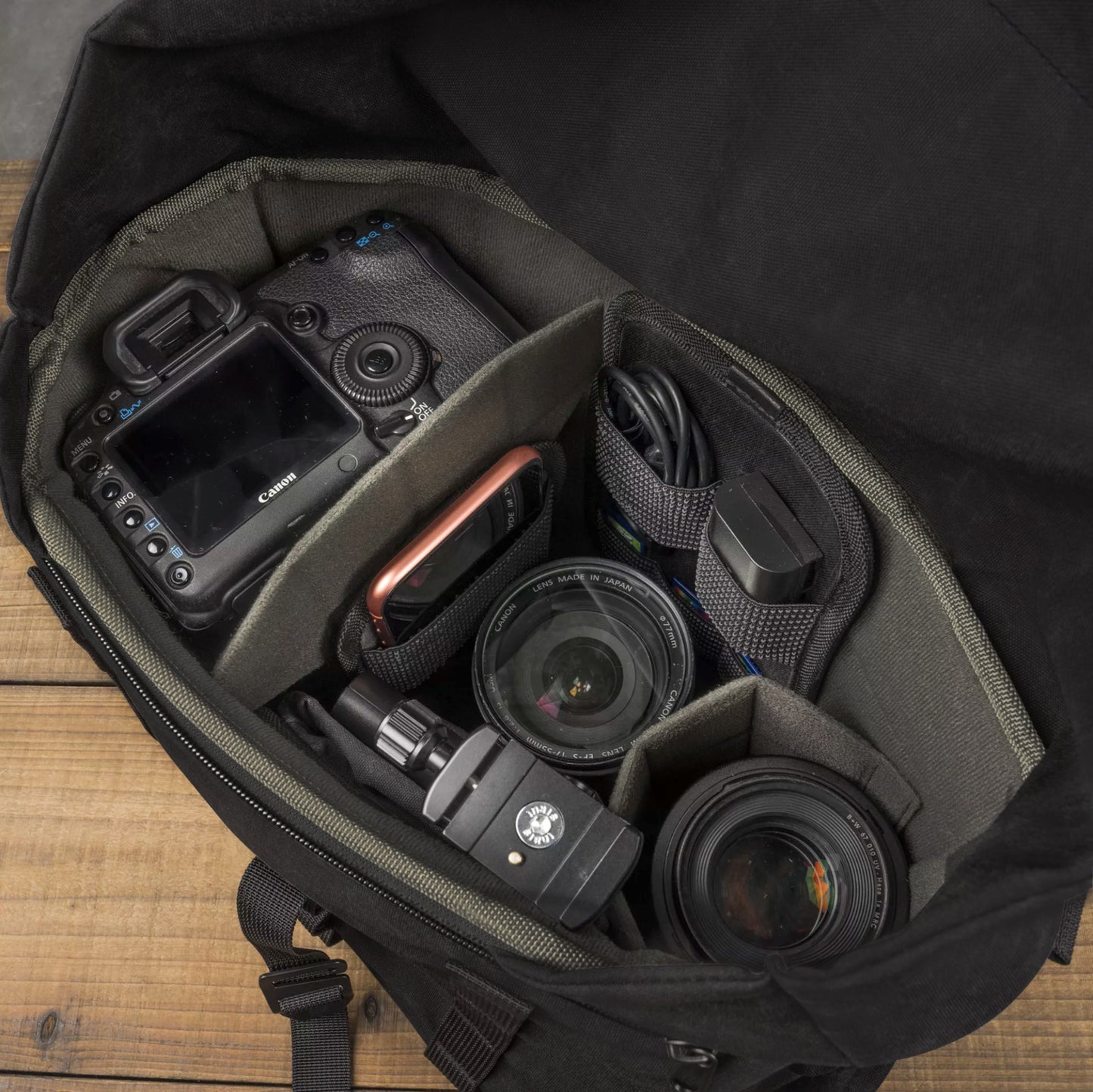 Wotancraft Travel Camera Bag 10L Upgraded Black