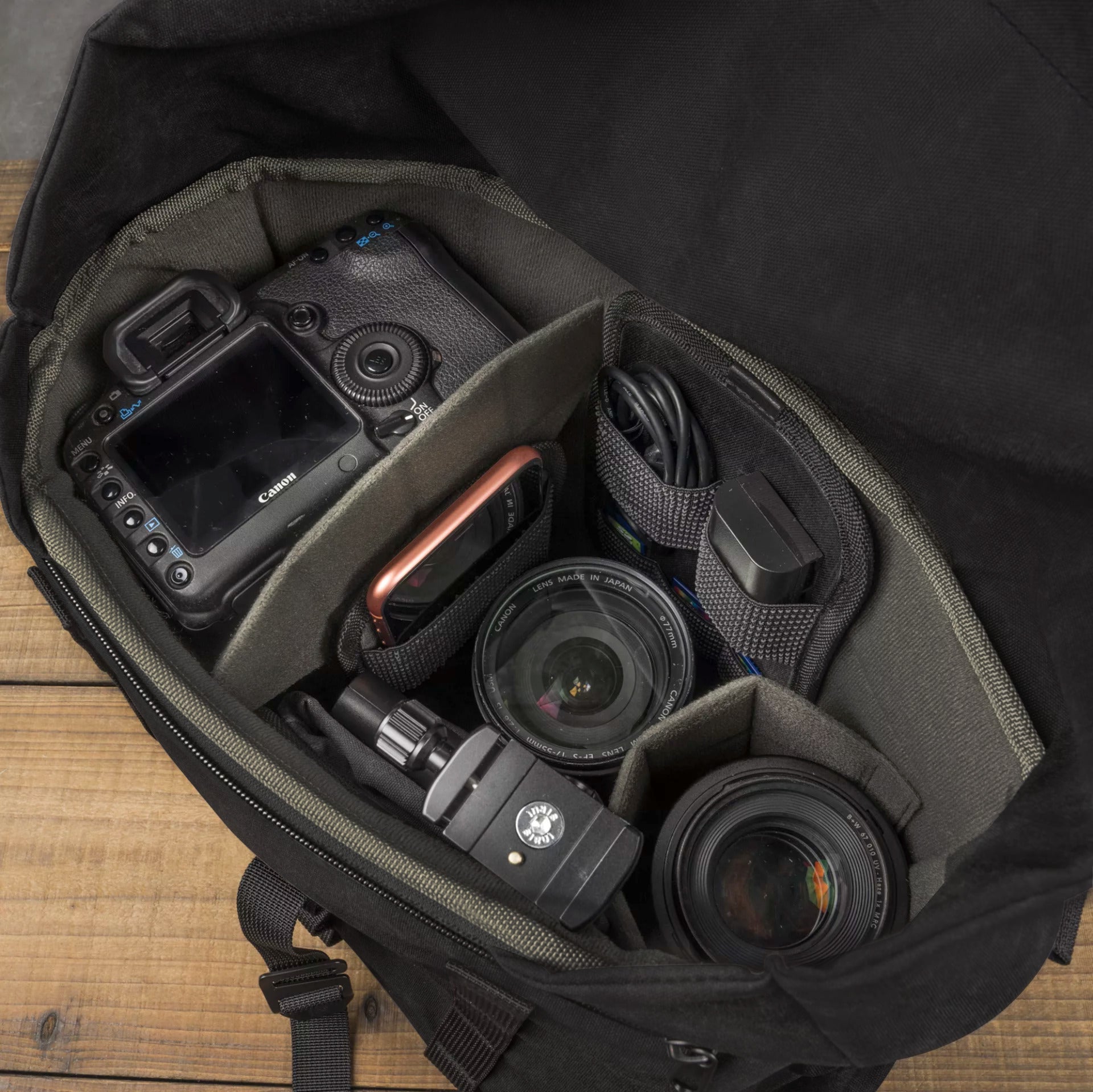 Wotancraft Travel Camera Bag 10L Upgraded Black