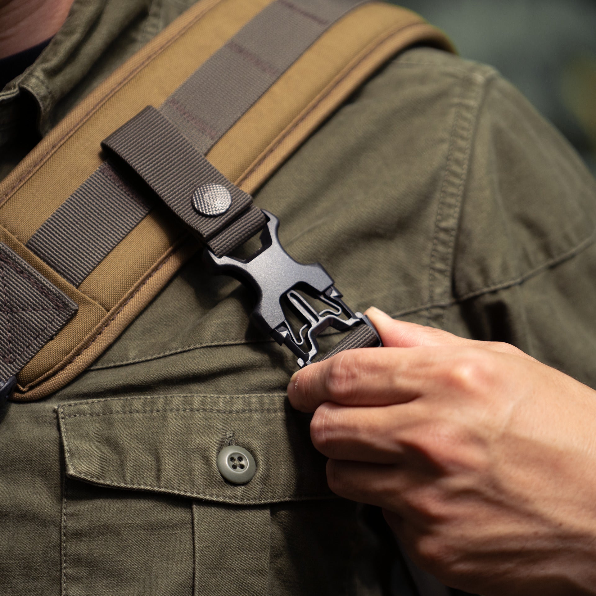 Wotancraft Easy Rider V2 Sling Bag 10L Khaki