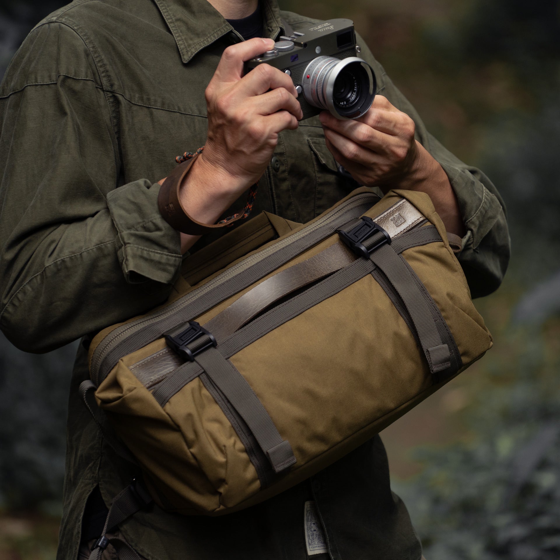 Wotancraft Easy Rider V2 Sling Bag 10L Khaki