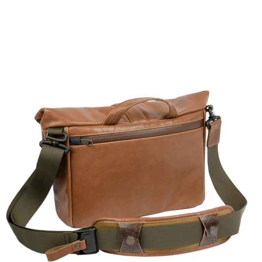 Wotancraft Leather Travel Camera Bag 7L Upgraded Brown