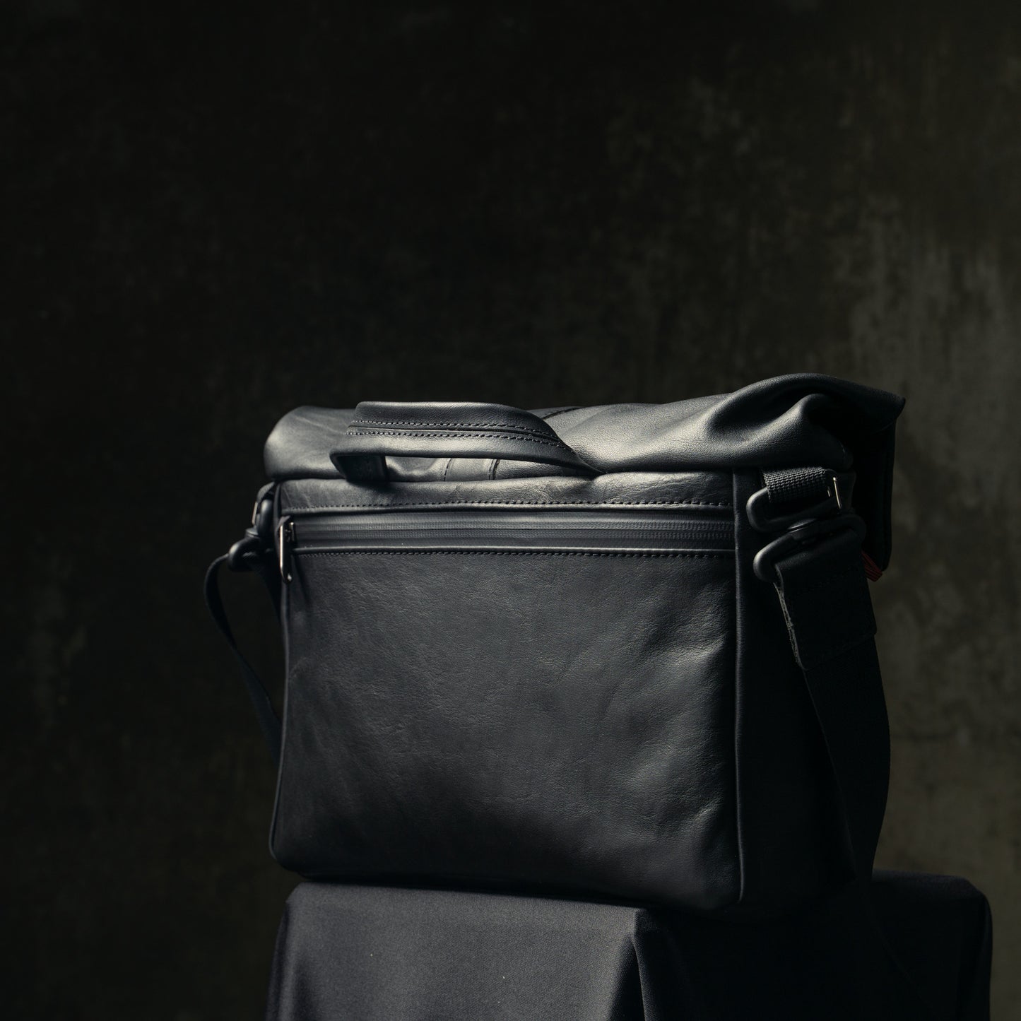 Wotancraft Leather Travel Camera Bag 7L Upgraded Black