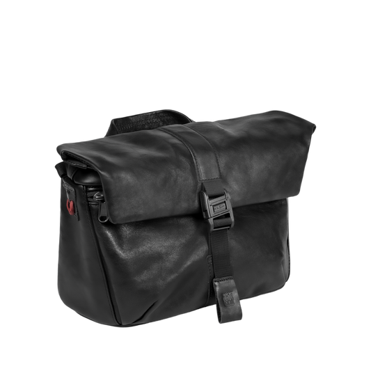 Wotancraft Leather Travel Camera Bag 7L Upgraded Black