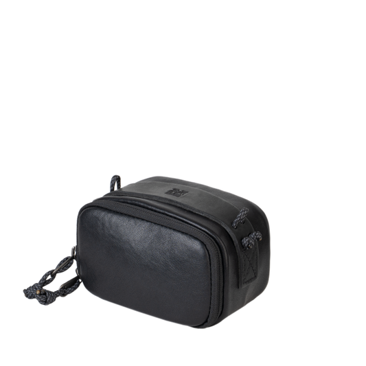 Wotancraft Full Leather Portable Camera Pouch ML Black
